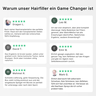 Hairfiller™ für volles Haar in 30 Sekunden